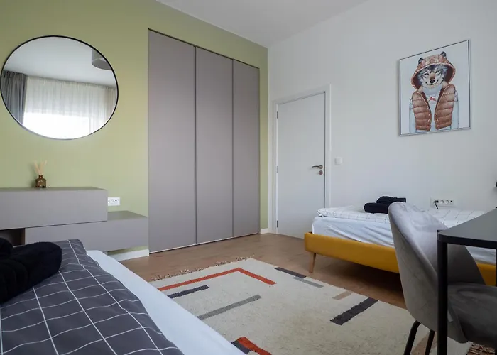 Central Apartment Parking Two Bedrooms Sky Terrace