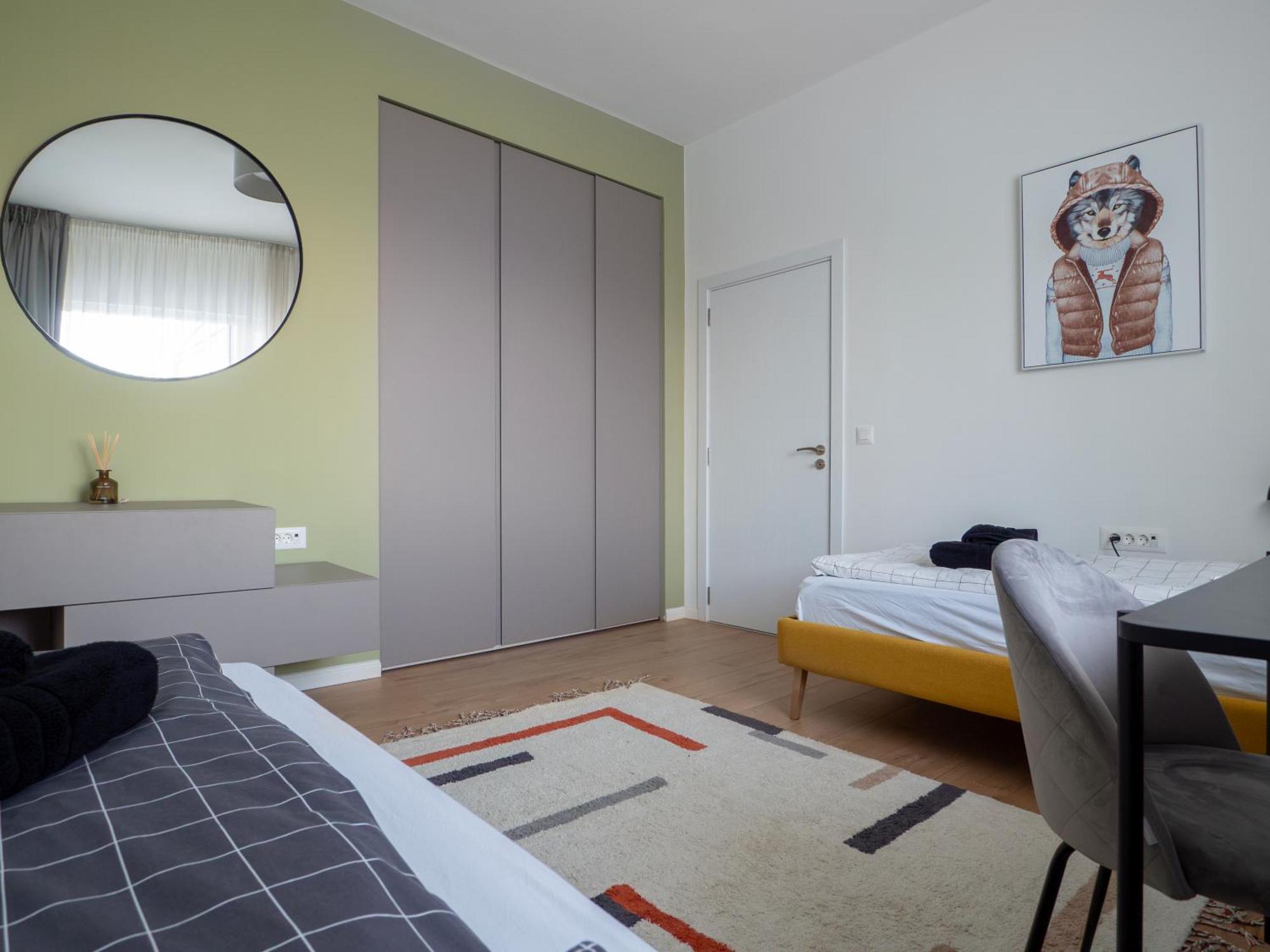 דירה Parking Two Bedrooms Sky Terrace *